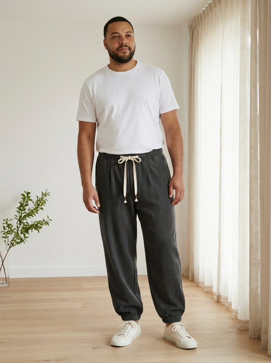 Soraichi Trousers - Loose Pleated - Gray