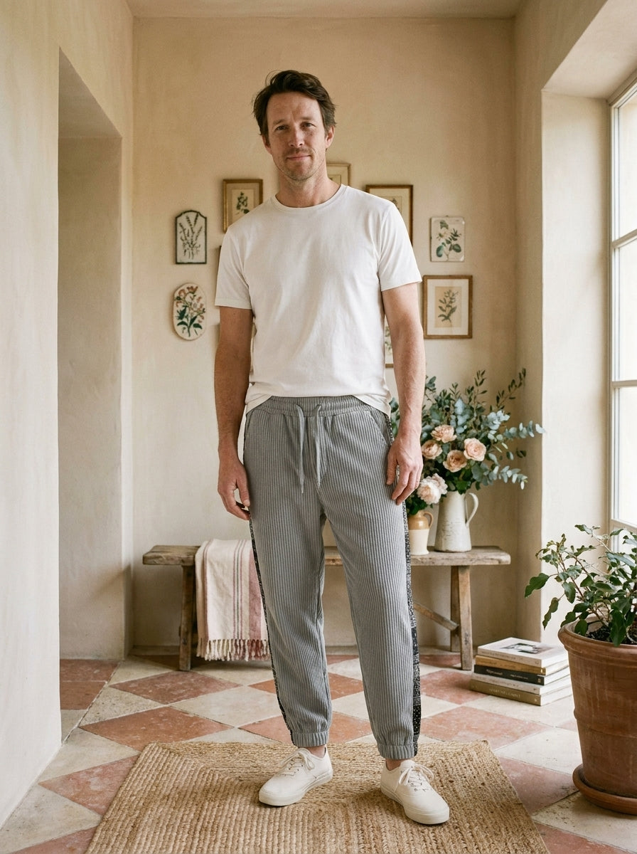 Tori Trousers - Tapered Harem - Light Grey