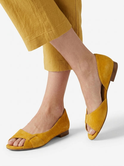 Sandales Margaux - Bride arrière en cuir suédé